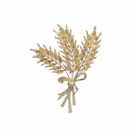 Ear of wheat brooch