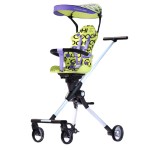 Cooghi cool ride baby stroller artifact can sit and lie baby stroller light foldable high landscape baby stroller