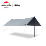 Naturehike black glue square ceiling UV proof outdoor camping tent rain proof and sun shading