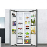 Double door household air-cooled frost free frequency conversion intelligent refrigerator