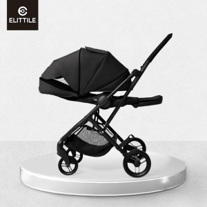 Elittile cart two-way portable high landscape can sit and lie on a one button folding umbrella car