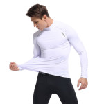 Tight men's long sleeved sportswear light pressure comfortable breathable fitness clothes fast drying men's T-shirt