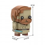Obiwan fangtouzai building block toy compatible with LEGO