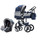 Baby stroller can sit and lie, two-way shock absorption folding high landscape newborn baby stroller