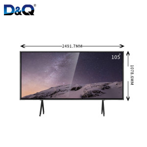 105 inch 4K extra large screen TV HD home theater LCD smart TV