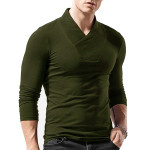 Long sleeve high neck T-shirt