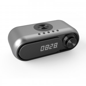 Wireless charging LED digital clock alarm clock FM radio