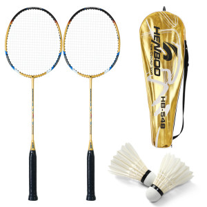 Hengbo ultra light carbon badminton rackets 2 sets