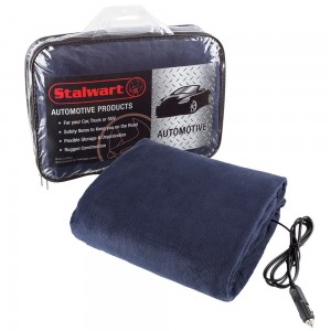 Vehicle mounted 12V electric blanket without temperature regulation