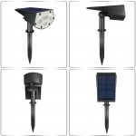 Solar lamp outdoor solar ground plug-in lamp
