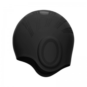 Silicone swimming cap