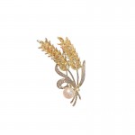 Ear of wheat brooch