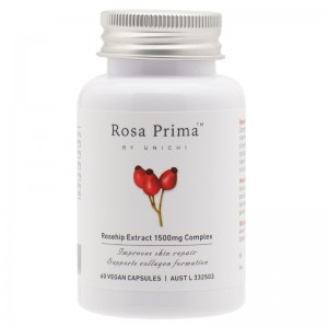 Unichi rose fruit capsule whitening pill whole body collagen containing VC