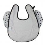 Children's waterproof Pu soft plastic three-dimensional Bib