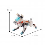 Robot dog puzzle building blocks