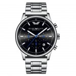 Quartz watch fully automatic waterproof luminous fine steel strip