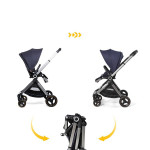 Yi Le Tu EMU baby stroller portable high landscape one key folding can sit and lie two-way