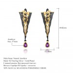 Natural Amethyst Earrings and Earrings