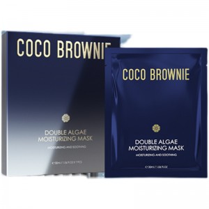Coco Brownie can Lenny blue film replenishment seaweed facial mask moisturizing pores shrink sensitive muscles