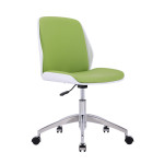 Modern simple curved wood armless ergonomic chair