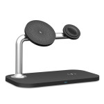 Three in one magnetic suction vertical multifunctional wireless charger for Apple mobile phone watch headset