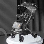 High view baby stroller can sit, lie down and fold portable BB car