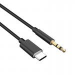 Type-C to 3.5mm audio cable car stereo