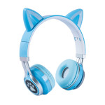 Headset cat ear Bluetooth headset cartoon wireless luminous headset