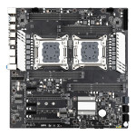 X79 dual-s8 computer motherboard supports three generations of memory
